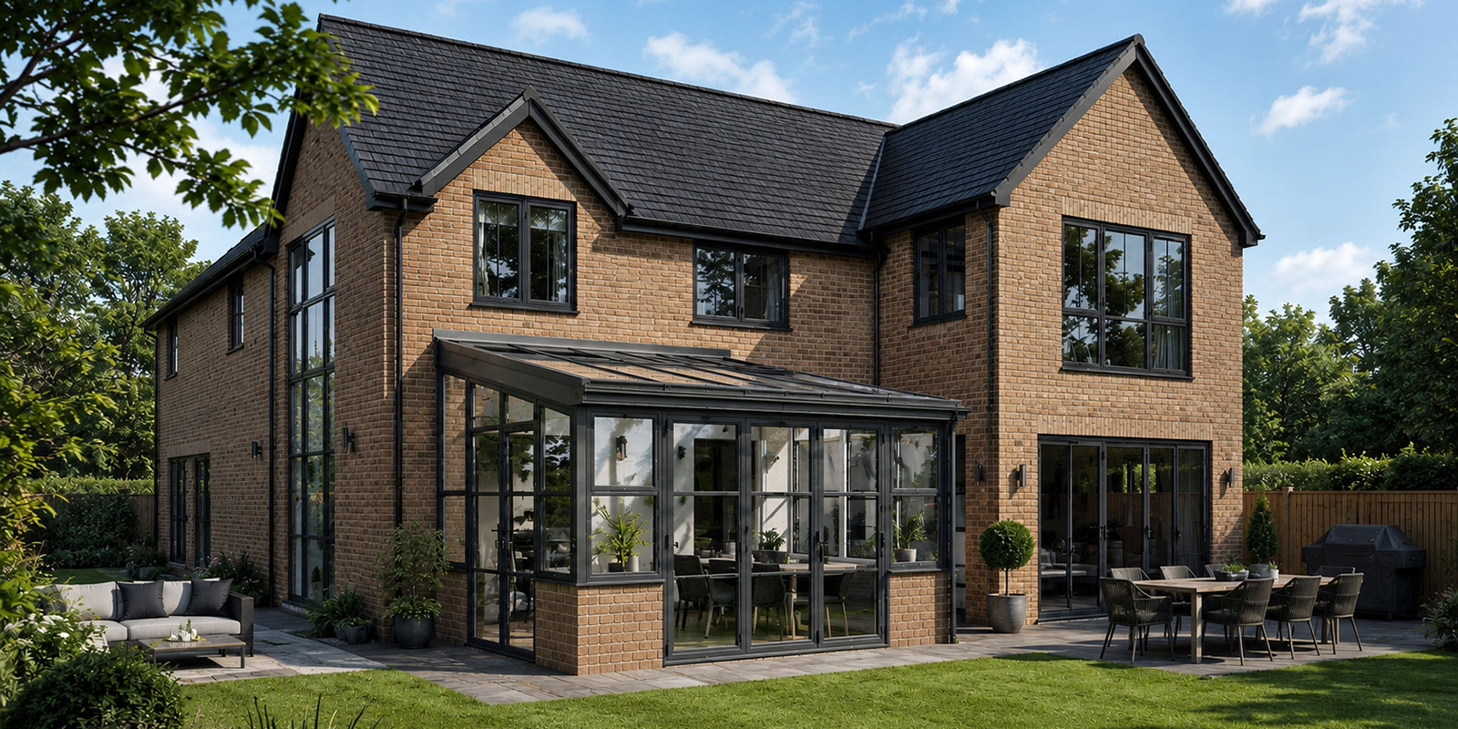 Aluminium conservatory in Bristol